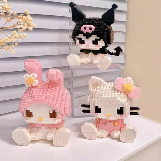 Adorable Kitty Brick Buddy Set Of 3